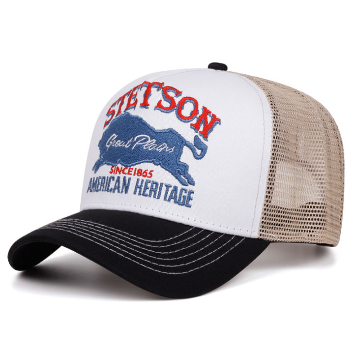 2025%20Personalized%20New%20Truck%20Hat%20STETSON%20Red%20Bear%20Breathable%20Mesh%20Hat%20Street%20Hip%20Hop%20Hat%20Daily%20Casual%20Wear%20Sunshade%20Baseball%20Hat%20-%20Image%203