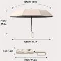 20 Bones Windproof Strong 105CM Reinforced Automatic Folding Umbrella for Men, Large Buckle Handle Wind and Water Resistant. 