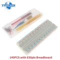 Breadboard Jumper Wire Kit MB102 Breadboard 830 Point Solderless Pcb Test Develop Bread Board Jumper Cable Electronics Diy Kits. 