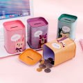Piggy Bank Metal Coin Box Cute Sundries Cans Storage Cans Gift Cans Home Decor Household Saving Money Box. 