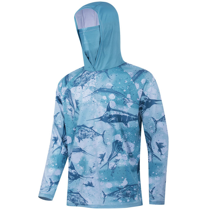 Fishing%20Shirt%20Hooded%20Men%20Clothes%20Outdoor%20Summer%20Mask%20Hoodie%20Sun%20Uv%20Protection%20Performance%20Jersey%20-%20Image%207