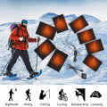 1 Set DIY USB Electric Heated Jacket Heating Pad Thermal Warm Winter Heating Vest Pads For Outdoor Heated Clothing 8/5 Sheets.