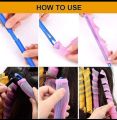 10 Pcs Hair Curlers Spiral Curls Heatless Hair Curlers No Heat Spiral Curlers Styling Kit with 2 Sets of Styling Hooks. 