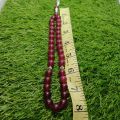 Anari Yaqoot Rubi Jade Stone Tasbeeh 33 Round Beads 10mm Size | Original Yaqoot Stone Tasbih. 