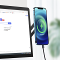 Laptop Screen Expand Magnetic Phone Holder Stand Folding Side Dual-Screen Mount For iPhone 13 14 Pro Max   Bracket. 