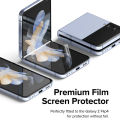 Ringke Dual Easy Film Screen Protector for Samsung Galaxy Z Flip 4 (2pack) (iSure). 