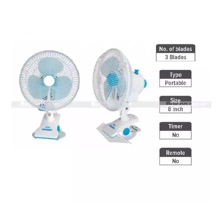 Electric%20Mini%20Portable%20Clip%20Fan%203%20Blades%20And%202%20Speed%20180mm%20-%20Image%206