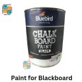 Darkest Black paint for Black board, Blue Bird Chalk board paint 750 ml. Darkest Black & Green Paint - water Proof and washable, for Arts and crafts,  Blackboard & DIY projects,. 