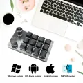 Macropad Macro Mechanical Keyboard Mini Gaming Custom Programming Knob Keypads Red Switch 3/4/6/12 Keys For PS Pr Ai An. 