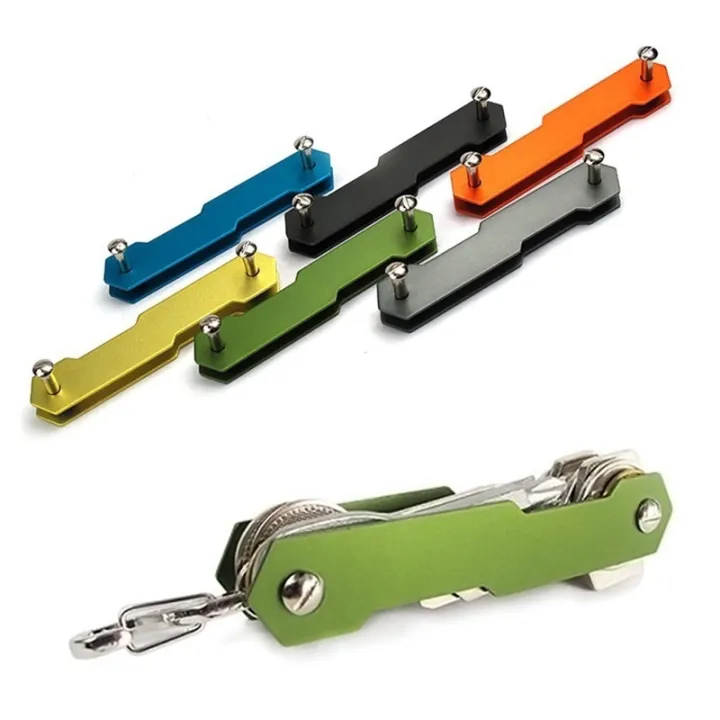 Key%20Holder%20Clip%20Organizer%20Compact%20Keychain%20Key%20Hard%20Aluminum%20Oxide%20Intelligent%20Flexible%20Aerospace%20Case%EF%BC%88Random%20Color%EF%BC%89%20-%20Image%204