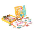 Kids Wooden Jigsaw Matching Puzzle Game Baby Early Learning Cognition Animal Fruit Traffic Educational Toys for Children . 