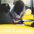 1 PC Round Shape Shatterproof Baby Car Mirror Safety For Rear Facing Infant With Wide Larger Crystal Clear View.