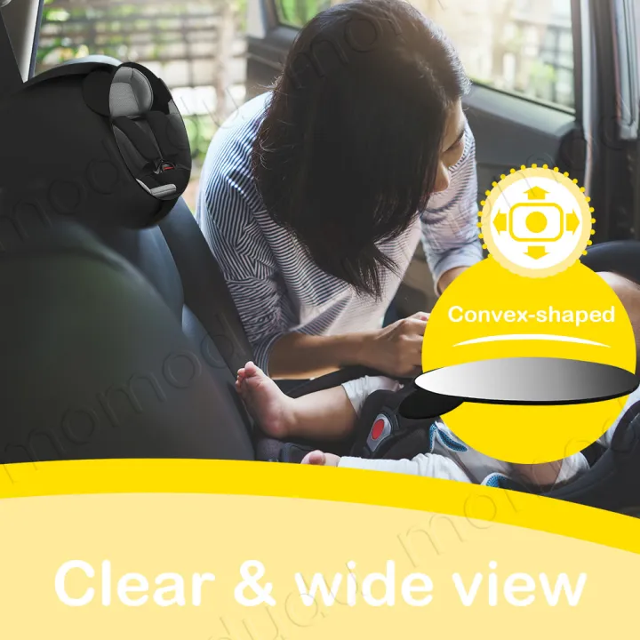 1%20PC%20Round%20Shape%20Shatterproof%20Baby%20Car%20Mirror%20Safety%20%20For%20Rear%20Facing%20Infant%20With%20Wide%20Larger%20Crystal%20Clear%20View%20-%20Image%205