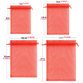 100PCS Organza Bags Random Mesh Organza Jewelry Bags Drawstring, Small Drawstring Favor Pouches Christmas Candy Wedding Birthday. 