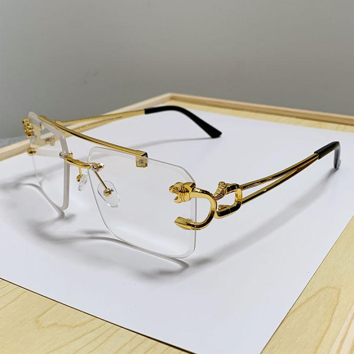Hiking%20High%20Quality%20Double%20Bridge%20Anti%20Light%20Glasses%20Women%20Square%20Large%20Frame%20Metal%20Eyewear%20Fashion%20Gradient%20Color%20Shades%20UV400%20-%20Image%204