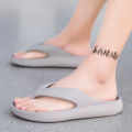 Summer men's slippers soft-soled beach sandals EVA fashion flip-flops indoor slippers outdoor pinch garden slippers size 38-45. 