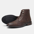Men's Classical Leather Ankle Boots Comfortable Spring Fashion Men boots. 