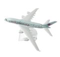 Qatar Airways Airplane Model 16cm scale 1:400 Metal  Aircraft Model Plane with Stand | Collectible Toy Airplane for Kids, Office & Home Decoration. 