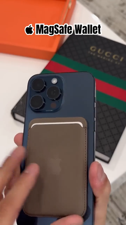 With LOGO Magsafe Card Case only For iPhone Magsafing Magnetic Fashion Wallet Card Holder For iPhone 12 /13 Mini Pro Max