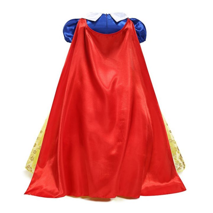 Girls%20Snow%20White%20Princess%20Dress%20Mesh%20Clothes%20Vestidos%20Kids%20Christmas%20Halloween%20Carnival%20Cosplay%20Costume%20-%20Image%205