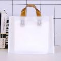 100pcs Custom Logo Colorful Shopping Bags With Handle Plastic Gift Bag Print One Color Logo On Double-sided Free Design Print. 