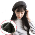 Beret beret hat (adult)💥Thai stock💥Solid French spring and winter beret plain color. 
