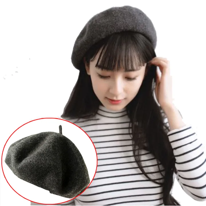 Beret%20beret%20hat%20(adult)%F0%9F%92%A5Thai%20stock%F0%9F%92%A5Solid%20French%20spring%20and%20winter%20beret%20plain%20color%20-%20Image%209