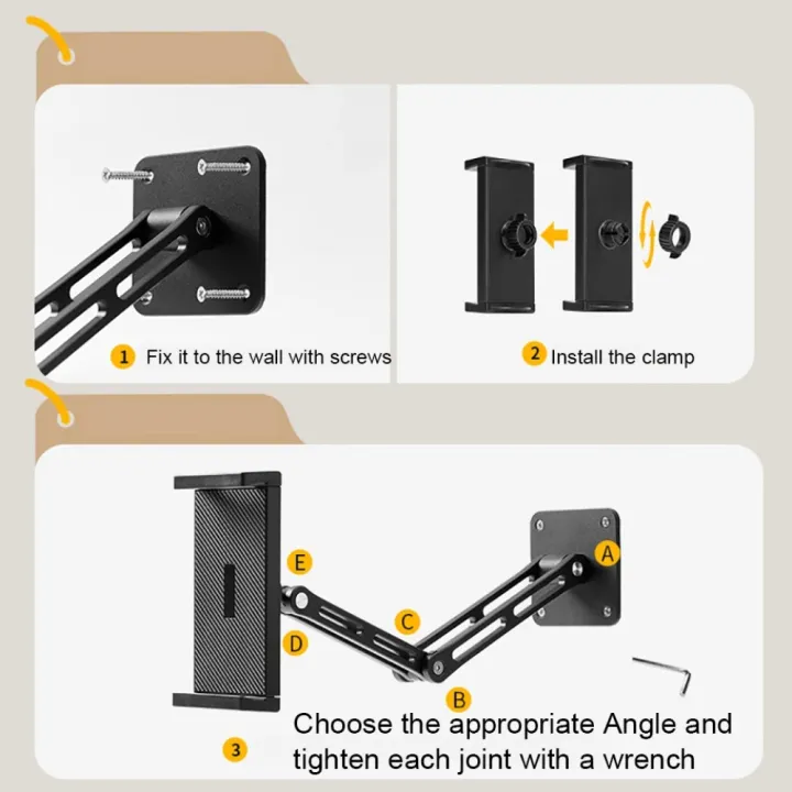Adjustable%20Tablet%20Wall%20Mount%20Phone%20Stand%20Long%20Arm%20360%20Degree%20Rotatable%20Cantilever%20Desk%20Bed%20Holder%20for%204.7-12.9%20inch%20Support%20iPad%20-%20Image%204