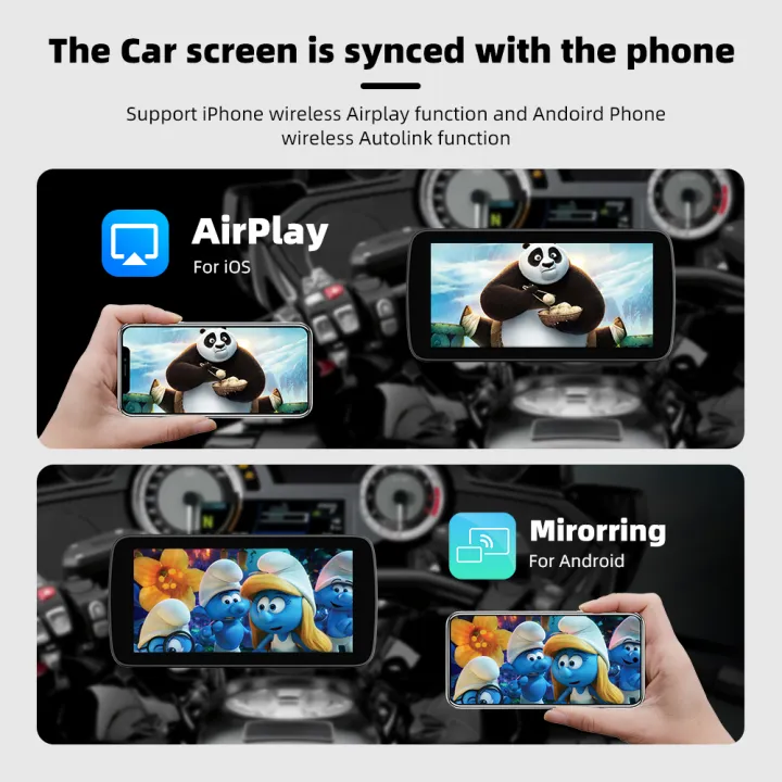 EKIY%206.25"%20Portable%20Digital%20Motorcycle%20Dashboard%20%20Navigation%20Removable%20Display%20Screen%20Wireless%20CarPlay%20Moto%20Android%20Auto%20TPMS%20-%20Image%205