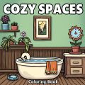 Bview Art Cozy Spaces: Stress-Relief Coloring Book for Adults with Bold & Easy Patterns, Cute Drawings - Perfect Gift Idea ﻿. 