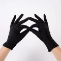 Men Women Lycra Fashion Gloves Etiquette Stretch Gloves Bike Motorcycle Cycling Outdoor Running Thin Pure Silk Liner Gloves. 