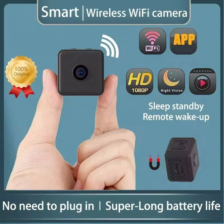 2026 New X6D Mini Camera Portable Installation Simple Rechargeable Battery Baby Pet Care Hidden Camera