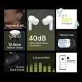 Redmi Buds 5C 40dB Hybrid ANC TWS Earbuds.