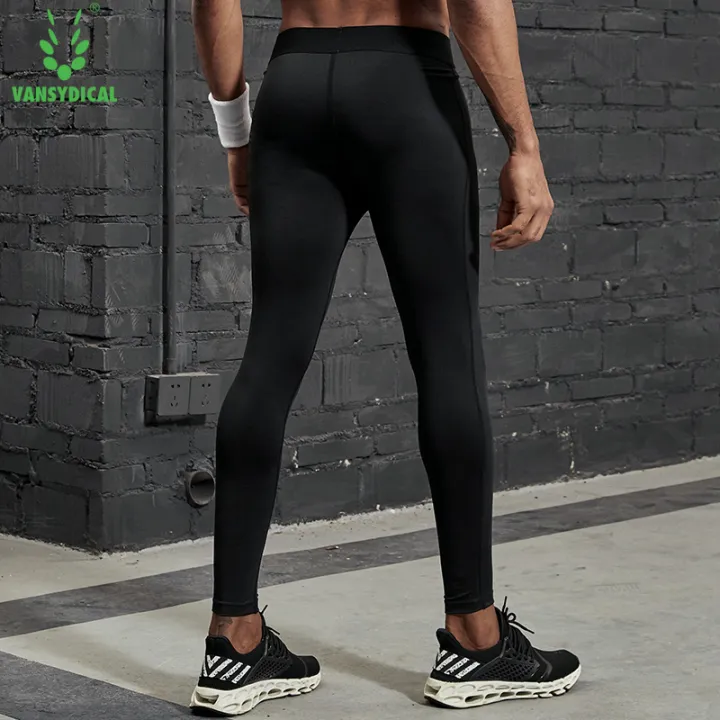 VANSYDICAL%20Compression%20Pants%20Men%20Running%20Tights%20with%20Reflective%20Striped%20Basketball%20Legging%20Workout%20Elastic%20Waist%20Trousers%20Men%20-%20Image%204