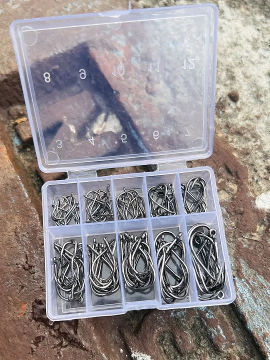 100Pcs%20Fishing%20Hook%20Set%2010%20Sizes%20High-Carbon%20Steel%20Barbed%20Fishhooks%20-%20Image%206