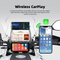 EKIY 6.25" Portable Digital Motorcycle Dashboard Navigation Removable Display Screen Wireless CarPlay Moto Android Auto TPMS.