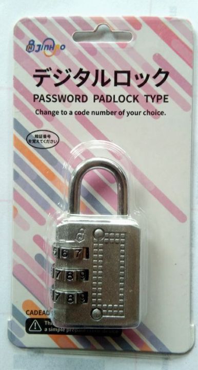 Combination Pad Lock Number Lock