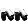 4Pcs/Set Universal Car Tire Valve Cap Dust Cover Car Tire Valve Stem Caps For Audi Lexus Volkswagen BWM Tesla Car Aluminum alloy. 