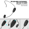 2.4G Head-Mounted Wireless Microphone Set Transmitter with Receiver Headset Microphones for Amplifier Speaker Teaching. 
