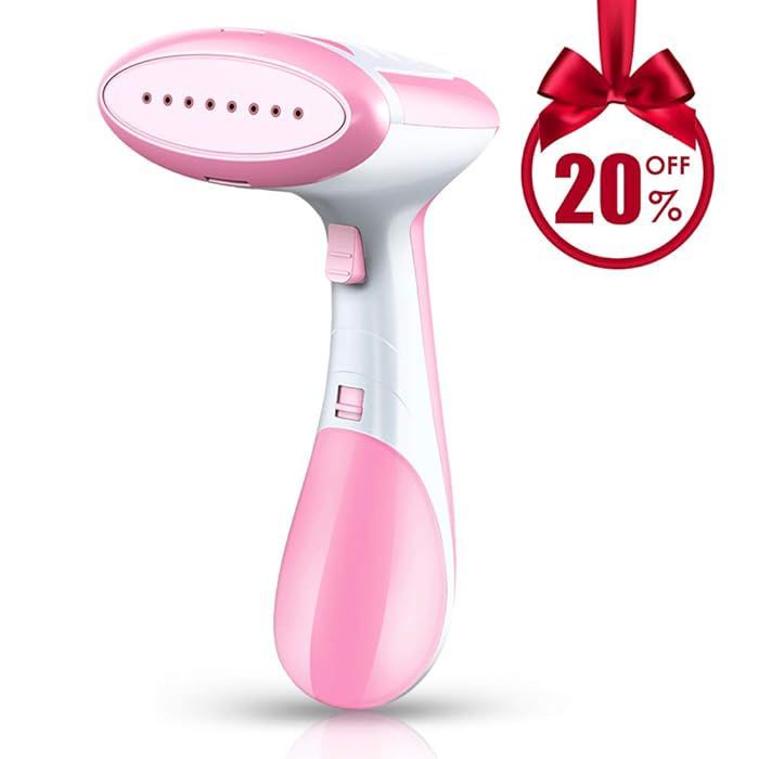 Garment Steamers for Clothes, Handheld Mini Garment Steamer for Travel and Home, 240ml High Capacity Water Tank Fast Heat-up Auto-Off Anti-Leakage Fabric Steamer