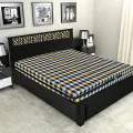 Bed cover mattress protector with zipper customizable sizes cotton. 