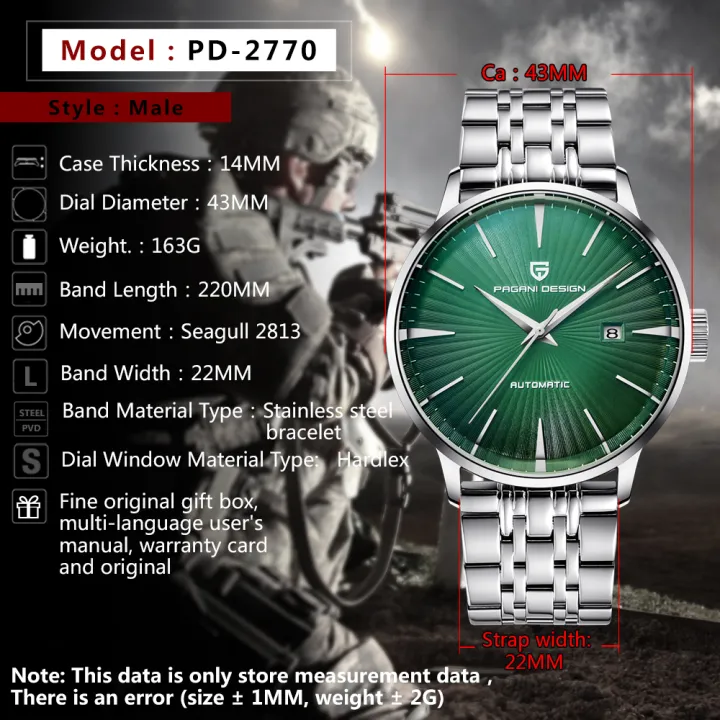 PAGANI%20Design%20New%20Top%20Brand%20Men's%20Watch%20Fashion%20Sports%20Stainless%20Steel%20Top%20Brand%20Mechanical%20Automatic%20Men's%20Watch%20Waterproof%20-%20Image%202