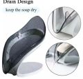 Soap holder Smart | Soap Dispenser | Soap holder for bathroom | Soap dish modern style and space saving | Leaf shape soap holder | self draining bathroom fitting by KYCHEN PLUS. 
