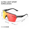 SCVCN Outdoor Sports Glasses Cycling Sunglasses UV400 Men and Women Running Mountain Travel Sunglasses Windproof and Non-slip. 