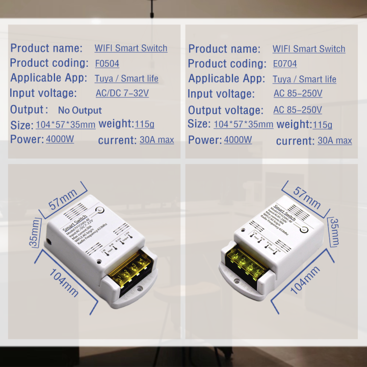 Wifi%2030A%20Tuya%20Smart%20Switch%20Intelligent%20Automation%20Modules%20APP%20Remote%20Control%2012V%2024V%2085-250V%20220V%2020A%20Relay%20HIGH%20POWER%204000W%20-%20Image%203