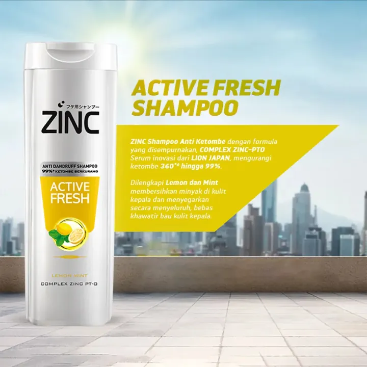 Zinc%20Shampoo%20Anti%20Dandruff%20Active%20Fresh%20With%20Lemon%20%20%20(340ml)%20-%20Image%202