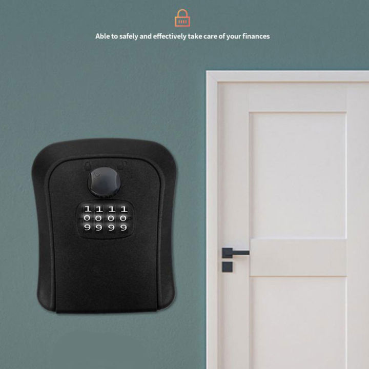HEE%20RAK%20Key%20Lock%20Box%204-digit%20Code%20Password%20Storage%20Key%20for%20Home%20Wall%20Mounted%20Anti-theft%20Waterproof%20Outdoor%20Knob%20Safe%20Key%20Box%20-%20Image%202