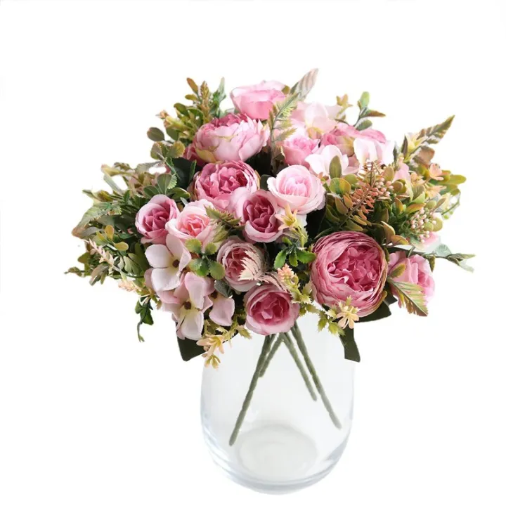 Retro%20Silk%20Red%20Artificial%20Rose%20Flowers%20DIY%20Autumn%20Wedding%20Home%20Decoration%20Fake%20Peony%20Hydrangea%20Bride%20Bouquet%20-%20Image%206