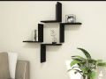 L shaped Liven Wall Shleves (set of 4) wall decoration shelves floating cmshelves display rack home tier office decorater. 
