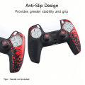 For PS5 Controller Cover Case Anti-Slip Silicone Protective Skin Compatible with PS5 Controller with Thumb Grip Cap Sticker.